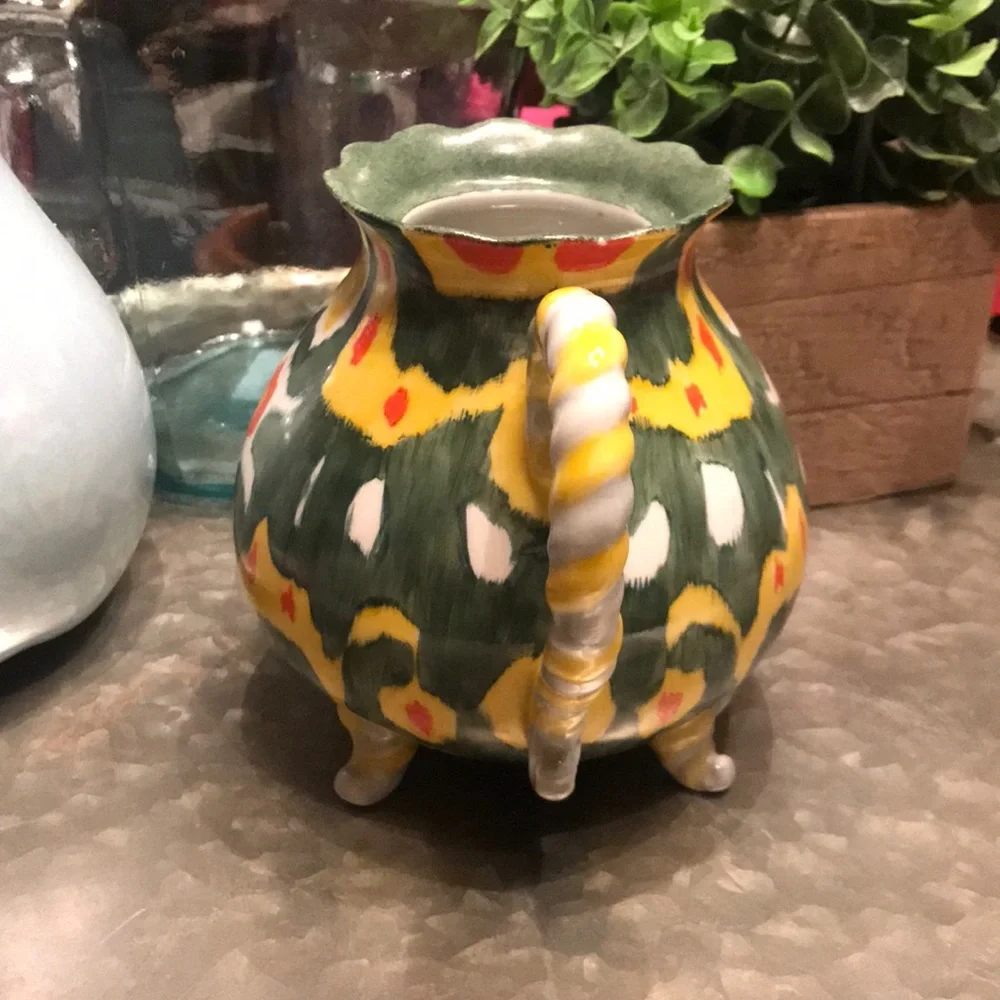 Anthropologie Magic Ikat Tea Pot